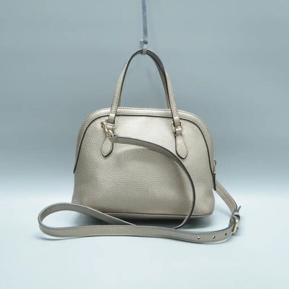 100% Authentic GUCCI Leather Satchel 470-112324 - Picture 2 of 11